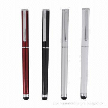 2-in-1 Touch Pen with Ball Pen and Compatible Touch Function, Various Colors Available
